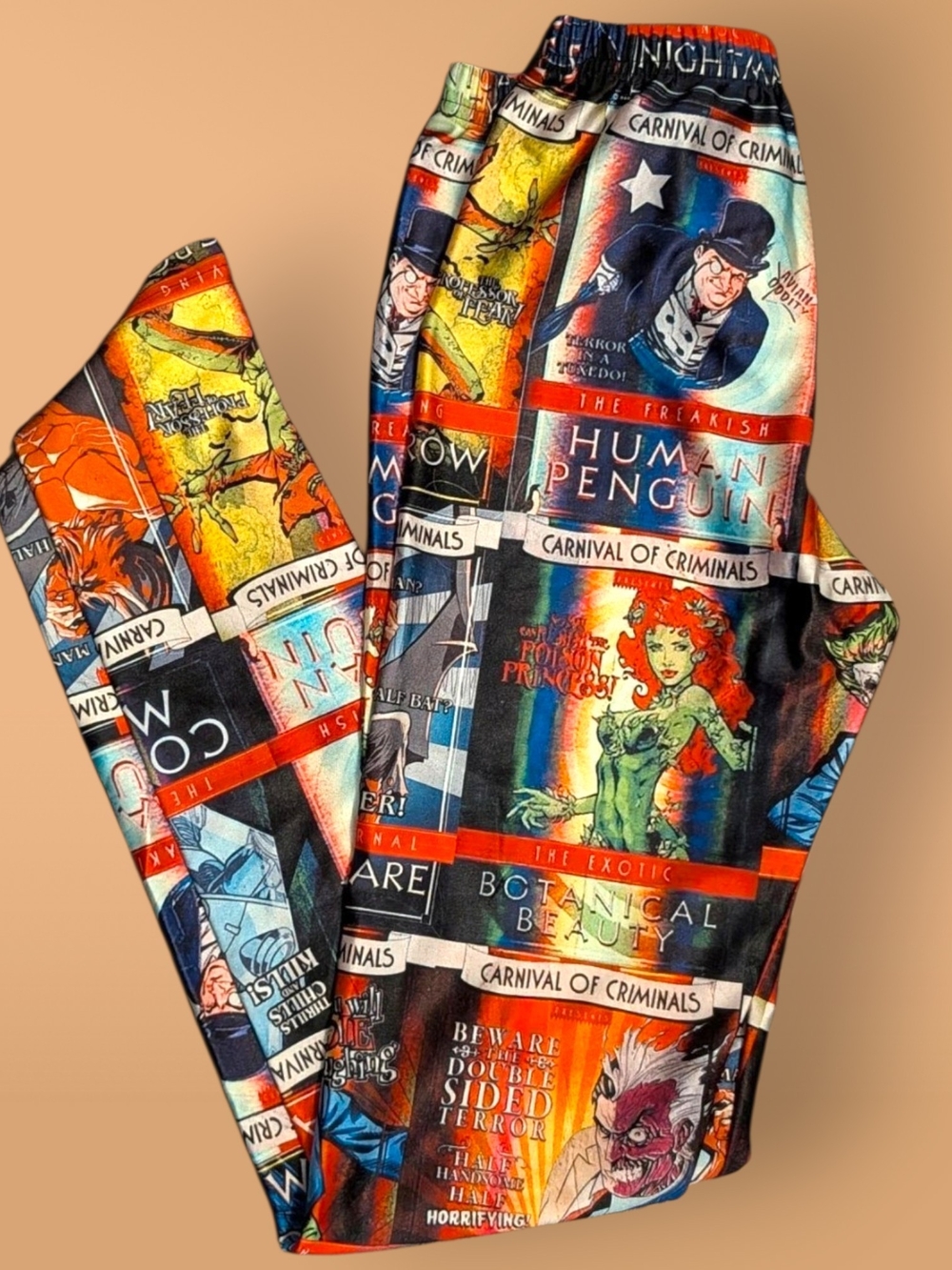 Blackmilk Multi-Color Carnival Comic Print Leggings
